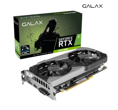 VGA (การ์ดแสดงผล) GALAX GEFORCE® RTX2060 SUPER (1 CLICK OC) 8GB GDDR6 256 BIT 3Y